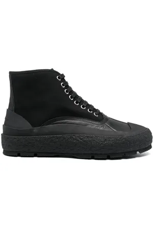 Jil Sander Klassische High-Top-Sneakers