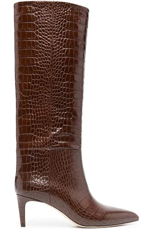 PARIS TEXAS Stiefel mit Kroko-Effekt 65mm