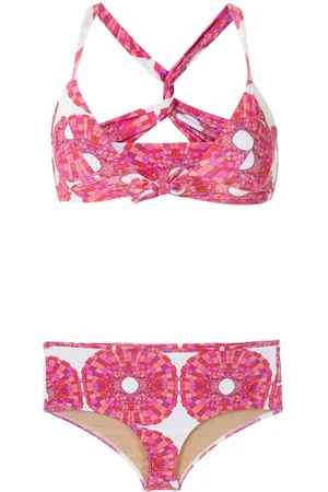 AMIR SLAMA Bikini mit Print
