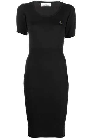 Vivienne Westwood Gestricktes Kleid mit Logo