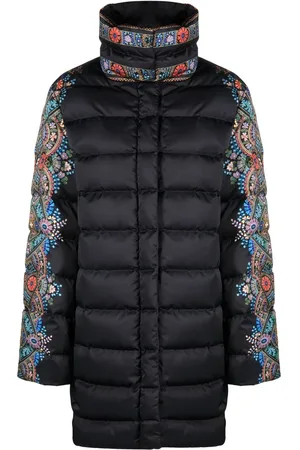 Etro Gefütterter Mantel mit Blumen-Print