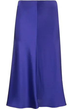 Stella McCartney High-Waist-Rock in Satinoptik