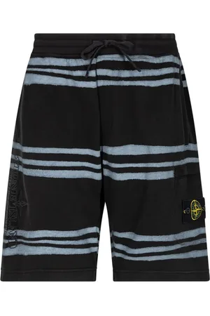 Supreme X Stone Island Shorts mit Streifen