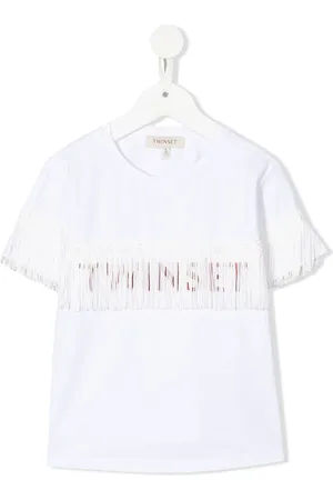 Twin-Set T-Shirt mit Fransen
