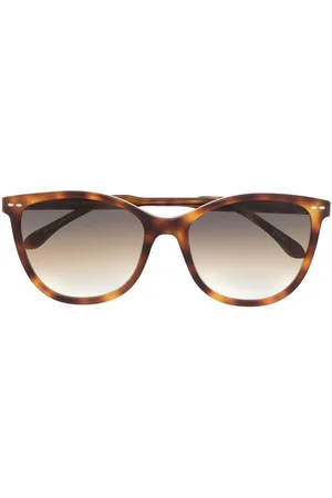 Isabel Marant Eckige Sonnenbrille in Schildpattoptik