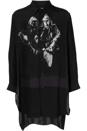 YOHJI YAMAMOTO Hemd mit grafischem Print