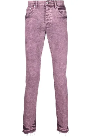 Purple Brand Skinny-Jeans mit Bleach-Effekt