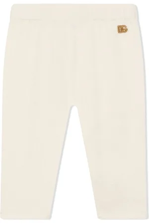 Dolce & Gabbana Leggings aus Kaschmir mit DG-Logo