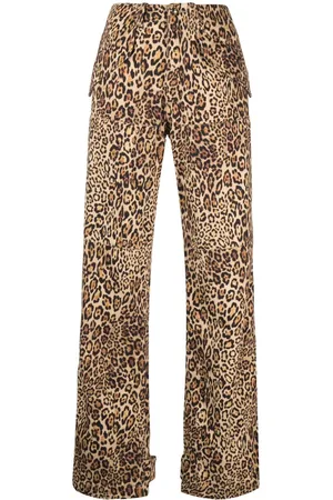 Etro Hose mit Leoparden-Print