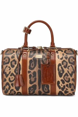 Dolce & Gabbana Crespo Handtasche mit Leoparden-Print