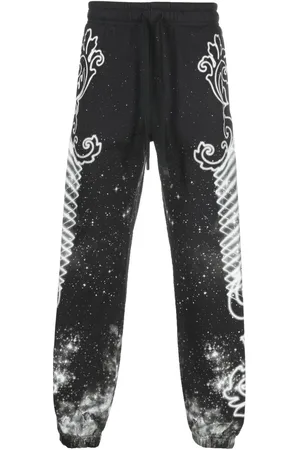 VERSACE Jogginghose mit Galaxie-Print