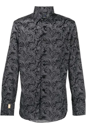 BILLIONAIRE Hemd mit Paisleymuster