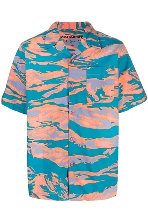Maharishi Hemd mit grafischem Print