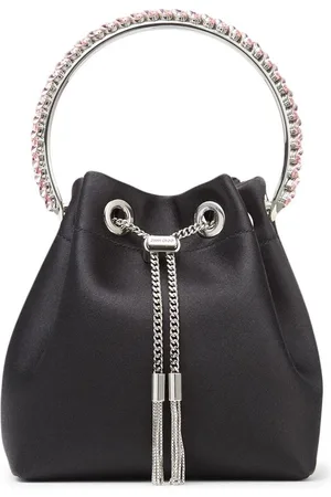Jimmy Choo Bon Bon Schultertasche mit Kristallen