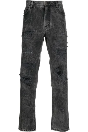 Dolce & Gabbana Straight-Leg-Jeans im Distressed-Look
