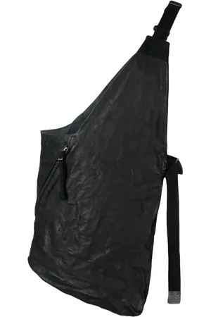 11 BY BORIS BIDJAN SABERI Einschultrige Lederweste