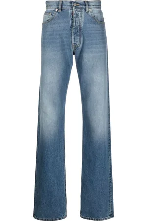 Maison Margiela Straight-Leg-Jeans mit Ziernähten