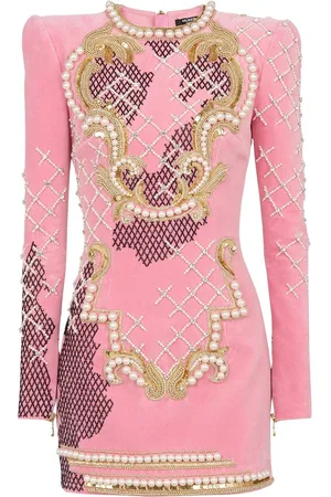 Balmain Minikleid mit Stickerei