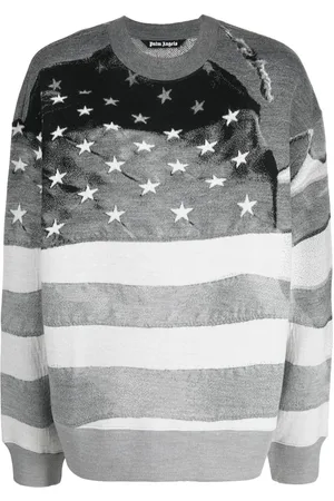 Palm Angels Sweatshirt mit Stars and Stripes-Print