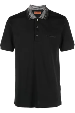 Missoni Poloshirt mit gemustertem Kragen