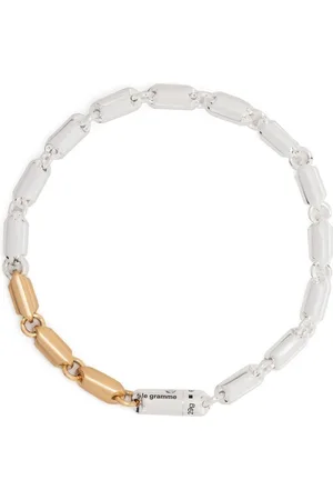 Le Gramme 18kt Segement Goldarmband mit Sterlingsilber 27g