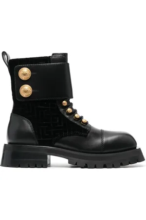 Balmain Stiefeletten mit Knöpfen