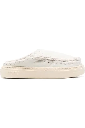 Mou Slip-on leather slippers