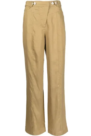Simkhai High-Waist-Hose mit geradem Bein