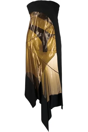 MUGLER Kleid mit transparenten Einsätzen