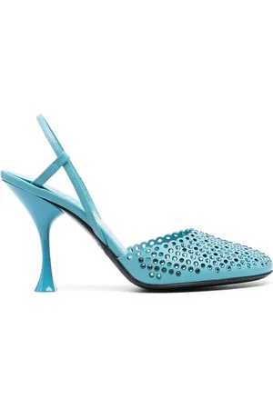 3Juin Pumps mit Kristallen 100mm