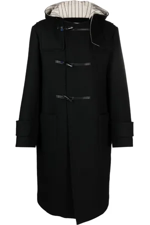 WALES BONNER Eternity Dufflecoat mit Kapuze