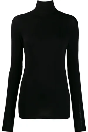 Majestic Jersey-Oberteil mit Rollkragen