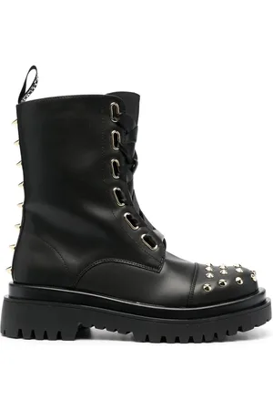 VERSACE Verzierte Stiefeletten