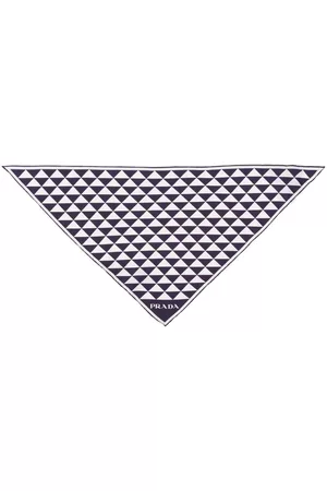 Prada Damen Schals - Seidenschal mit geometrischem Print