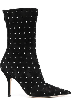 PARIS TEXAS Stiefel mit Kristallen 100mm