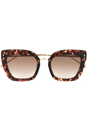 Isabel Marant Butterfly-Sonnenbrille in Schildpattoptik