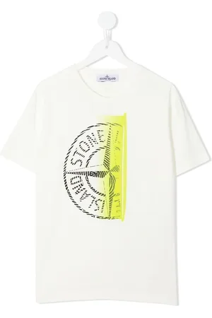 Stone Island T-Shirt mit Kompass-Print