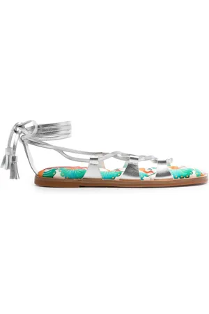 La DoubleJ Flache Gladiator Sandalen