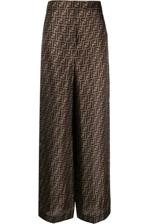 Fendi Palazzohose aus Seide