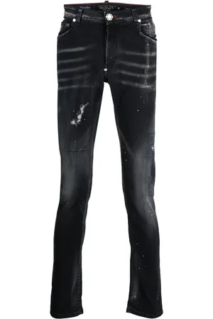 Philipp Plein Skinny-Jeans im Distressed-Look