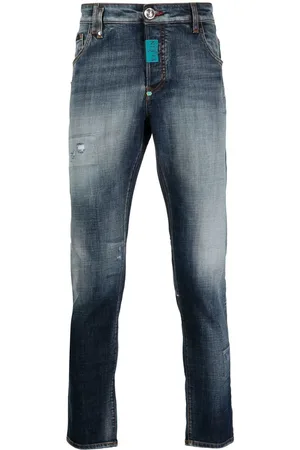 Philipp Plein Skinny-Jeans mit Stone-Wash-Effekt