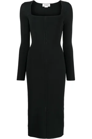 Victoria Beckham Kleid mit eckigem Ausschnitt