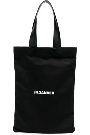 Jil Sander Shopper mit Logo-Print