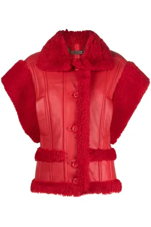 Philipp Plein Gothic Plein Shearling-Weste