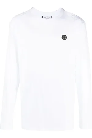 Philipp Plein Langarmshirt mit Logo-Print