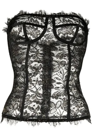 Philipp Plein Bustier mit Spitzendetail