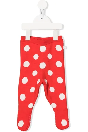 Stella McCartney Gestrickte Leggings mit Polka Dots