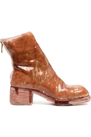 GUIDI Stiefeletten mit metallischem Detail 50mm