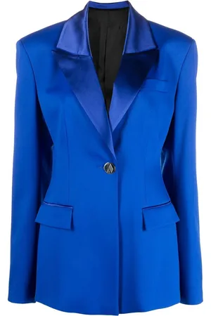 The Attico Einreihiger Seidenblazer