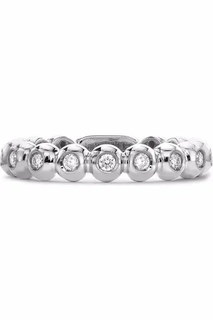 Pragnell 18kt Weißgoldring mit Diamanten